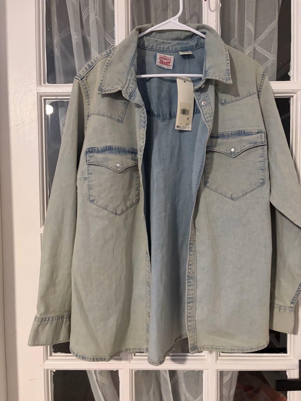 Levi's Light Blue Washed Denim Jacket - Women's